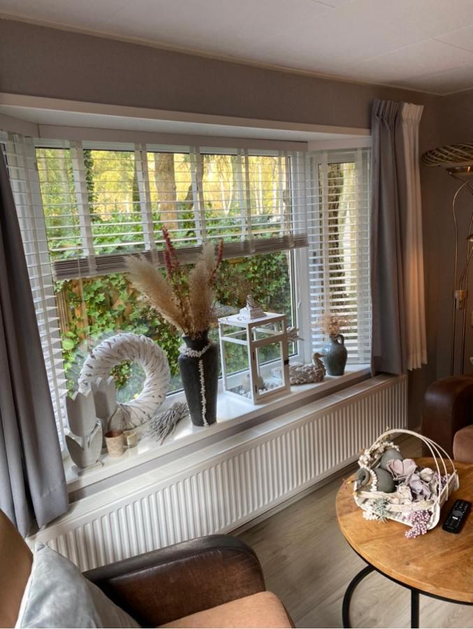 Luxe Chalet Met Prachtig Terras Op De Veluwe , Veel Privacy ホンデルロー エクステリア 写真